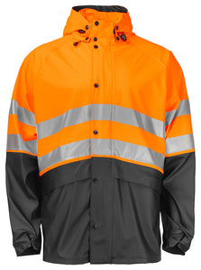 Pro-Job Rain Jacket Short EN ISO 20471 Class 3/2